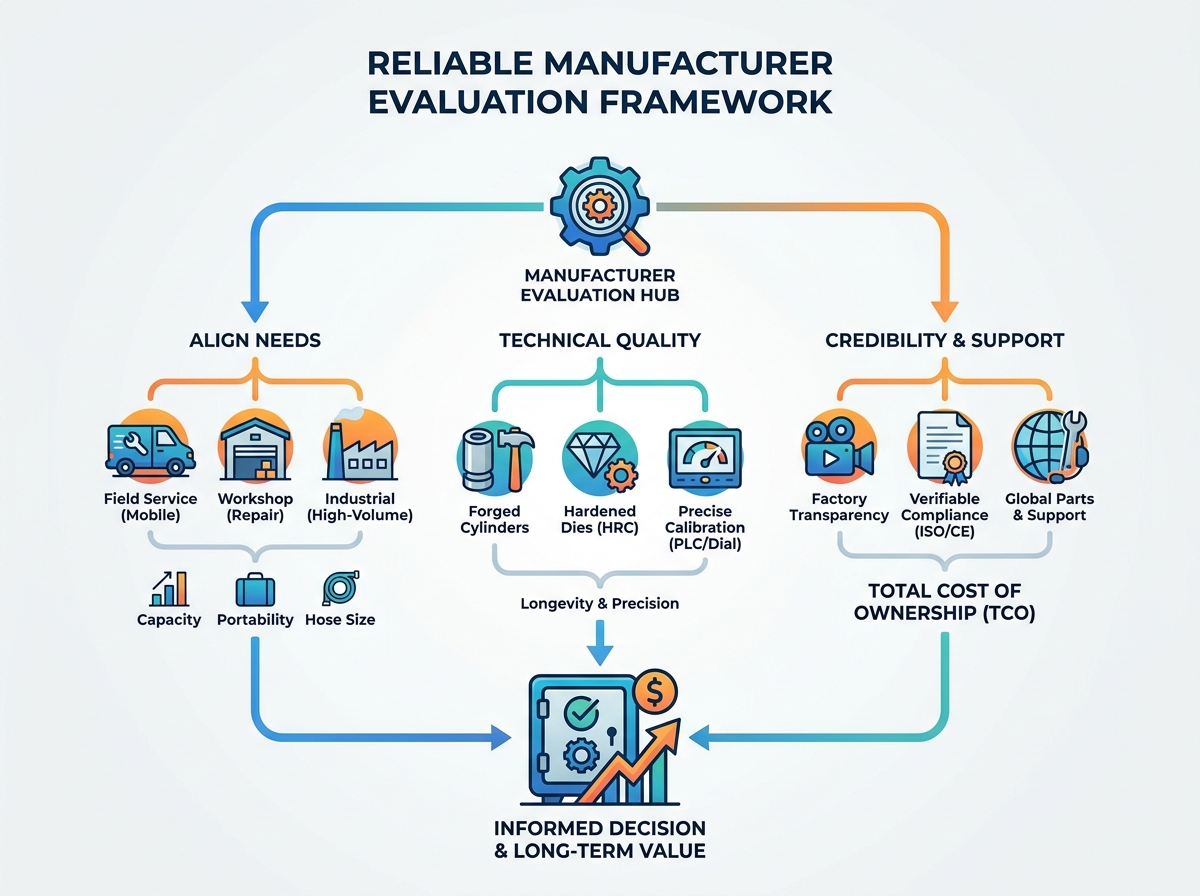 hose crimping machine manufacturer facility