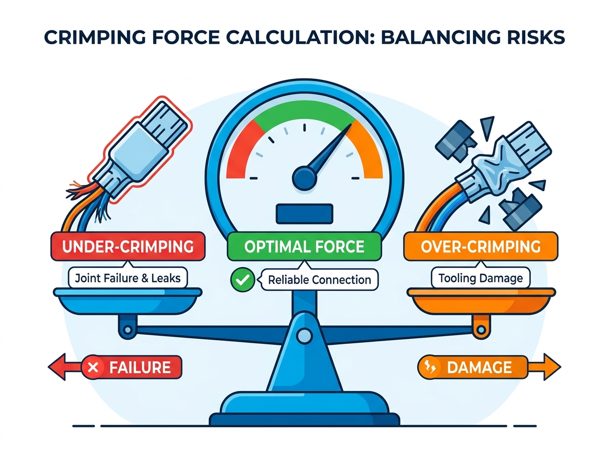 crimping force calculation